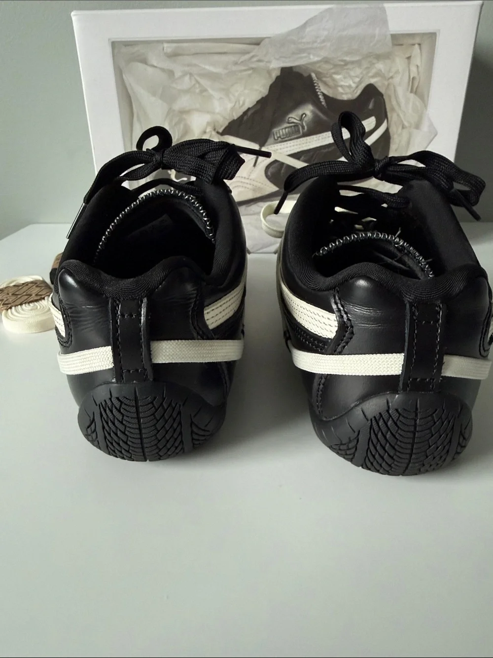 Puma Speedcat x Rose - US W Size 8 - Black / Warm White